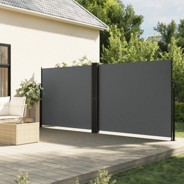 Extract side bulkhead, anthracite color, 160x1200cm