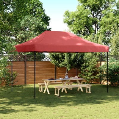 Displaying tent, side...