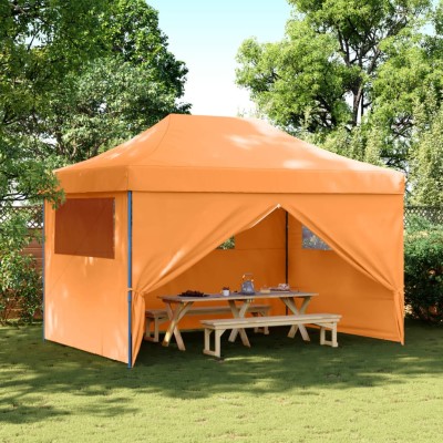 A wooden tent with 4 walls,...
