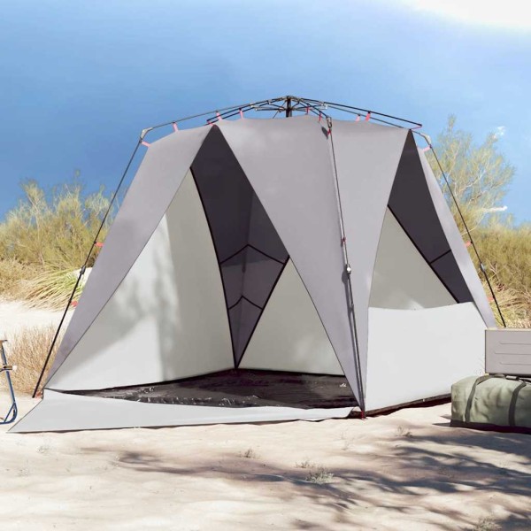 Beach tent, gray, quadruple, fast release