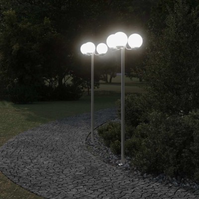 vida XL outdoor floor lamps...
