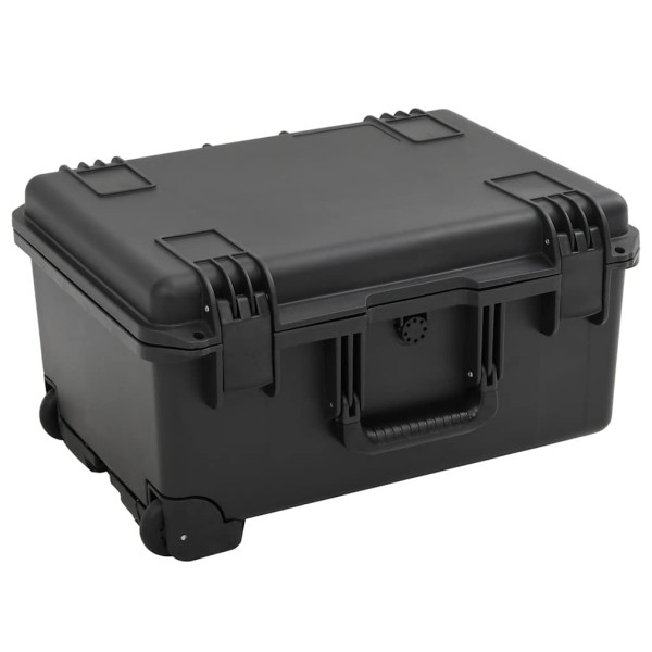 Portable flight case, black, 54x41,5x29cm, PP