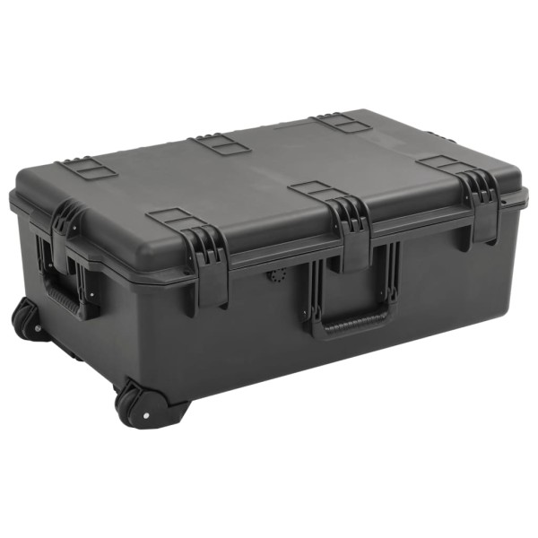 Portable flight case, black, 79,5x51,5x30,5cm