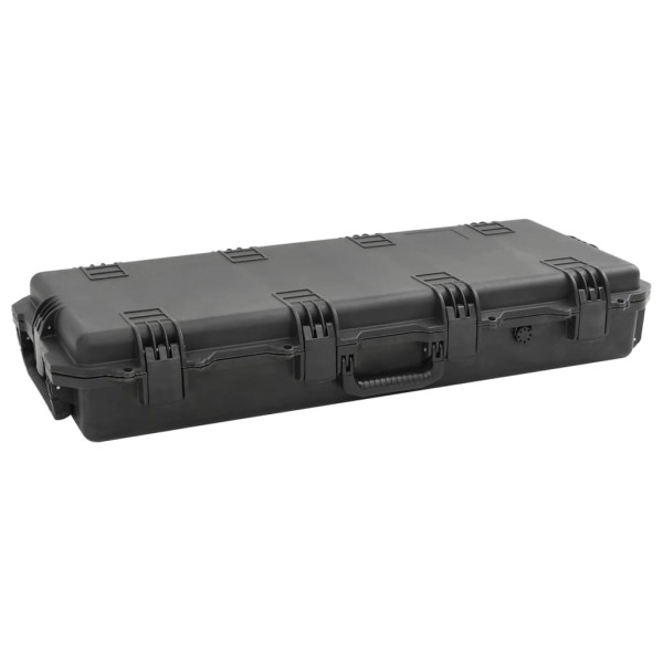 Portable flight case, black, 100,5x42x17cm, PP