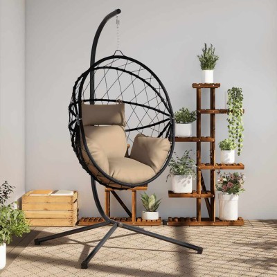 Shockable egg-shaped seat,...