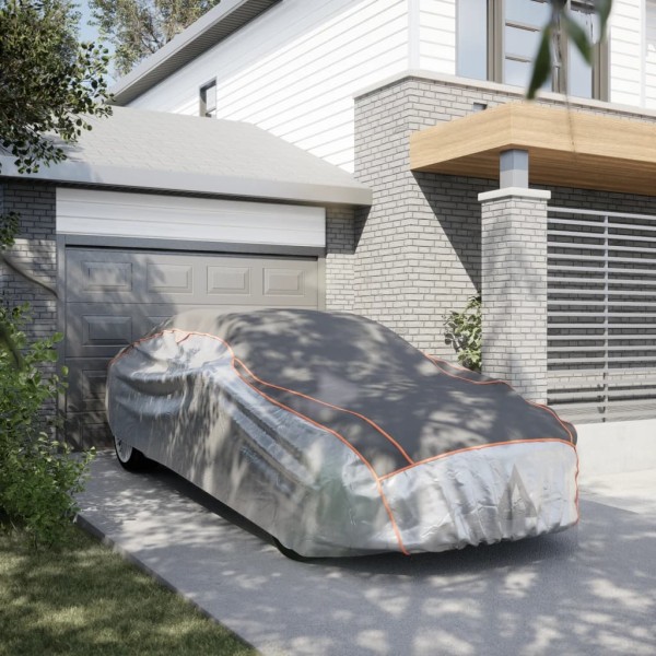 Car cover for salons, grey and silver, XXL