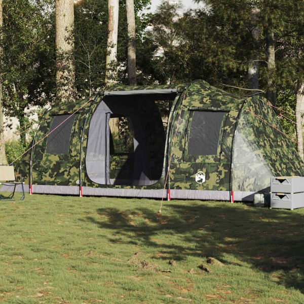 Camping tent, campfire, quadruple, tunnel