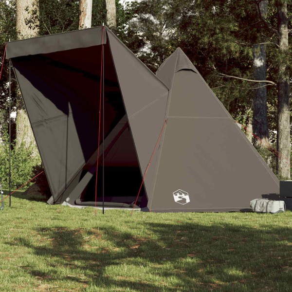 Family tent, brown, hexagon, typical, waterproof