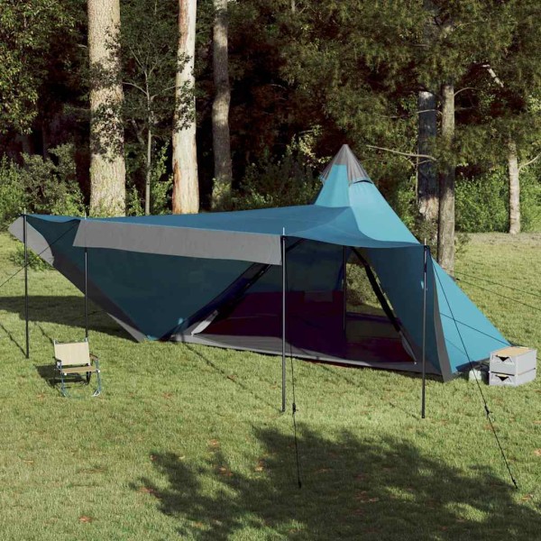 Family tent, blue, octopus, typical, waterproof