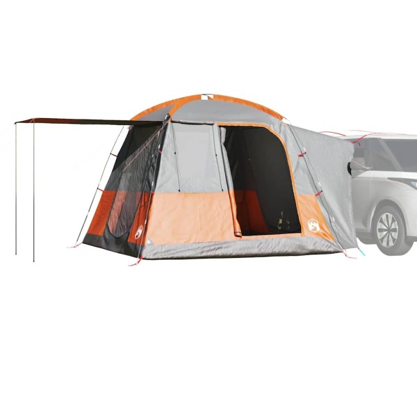 Car tent, gray / orange, quadruple