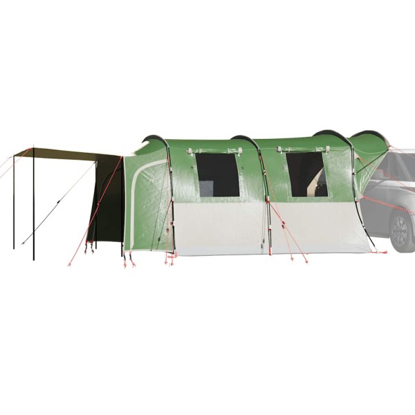Car tent, green, quadruple, waterproof