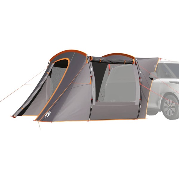 Car tent, gray / orange, waterproof
