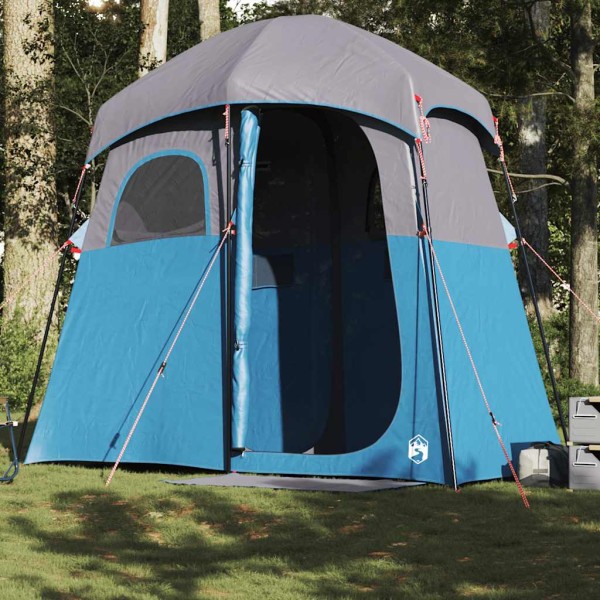 Shower tent, blue, double, waterproof