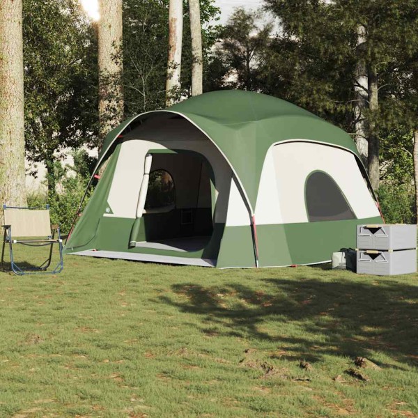 Family tent, green, hexagon, waterproof