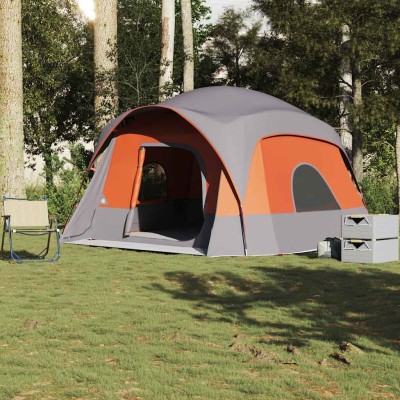 Family tent, gray / orange,...