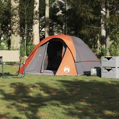 Family tent, gray / orange,...