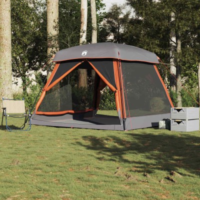 Family tent, gray / orange,...