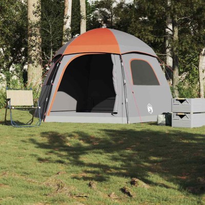 Family tent, gray / orange,...