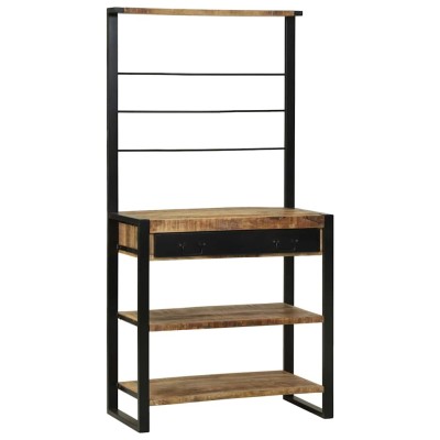 Kitchen shelf Brown and...