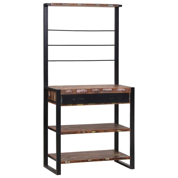 Kitchen shelf Polygon and Black 80 x 40 x 160 cm