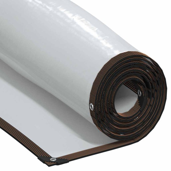 Transparent tarpaulins with pins 8x10 m polyethylene