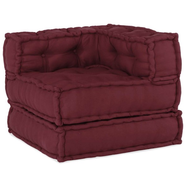 Modular sofa, chestnut color, 70x70x54 cm, fabric