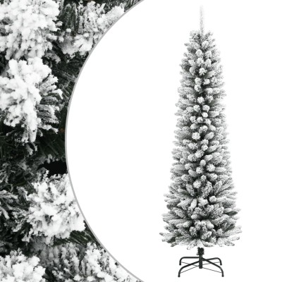 Christmas tree with snow,...
