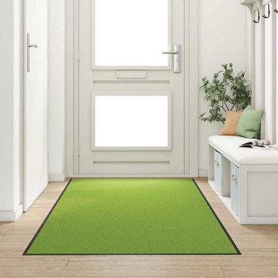 Door mat Green and black...