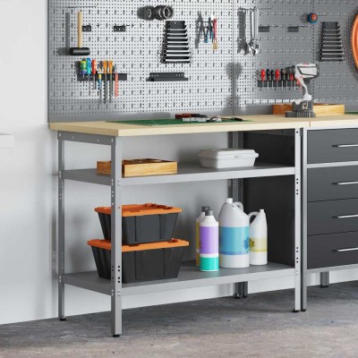 Working table with shelf...