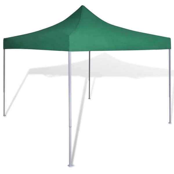 Folding pavilion, green, 3 x 3 m