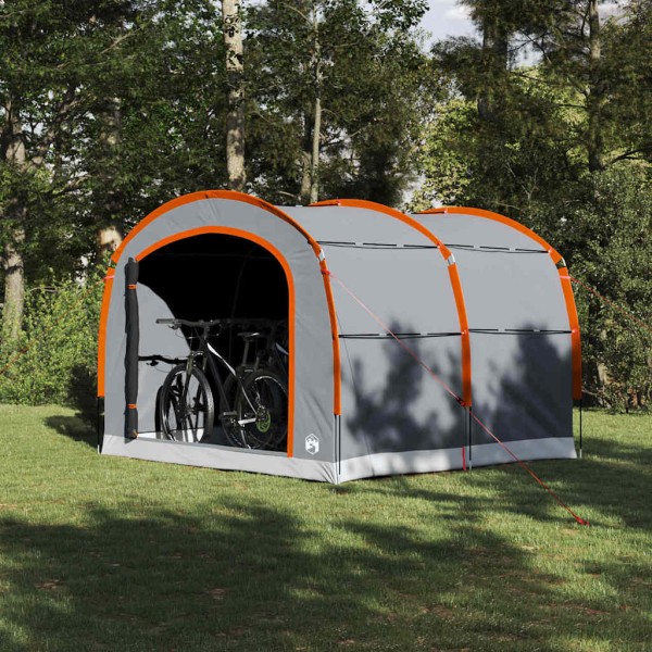 Gray and orange 268 x 240 x 191 cm Polyester