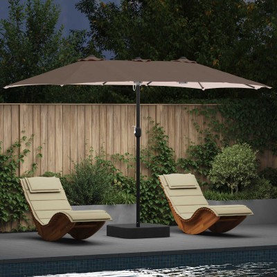 Garden Umbrella Taupe 385 x...