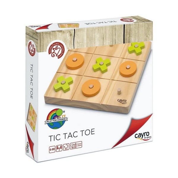 Three-in-a-Row Game Cayro Tic Tac Toe 20 x 20 x 4 cm