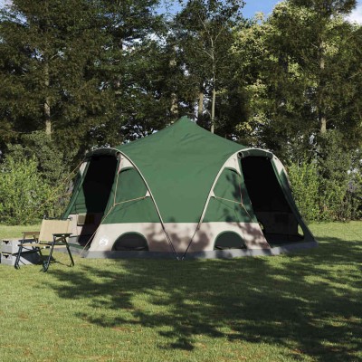 Wooden tent with roof