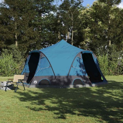Wooden tent with roof Blue...