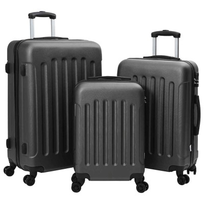 Lagaminas 3 pcs Tamsiai...