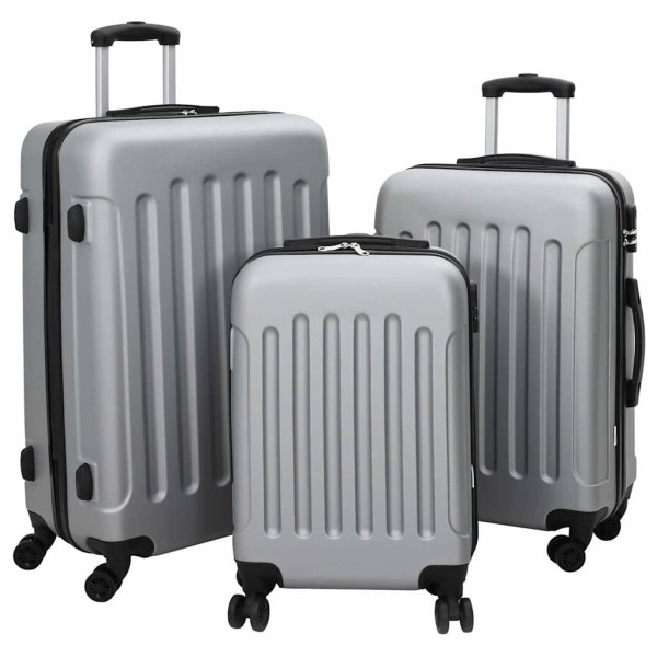 Lagaminas 3 pcs Sidabro 50 x 31 x 78 cm ABS plastikas