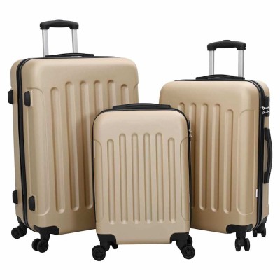 Lagaminas 3 pcs šampano 50...