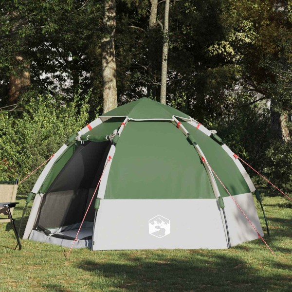 Fast release instant tent Green Polyester