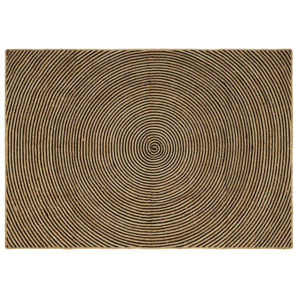 Take-off Natural and Black 240 x 340 cm Jute