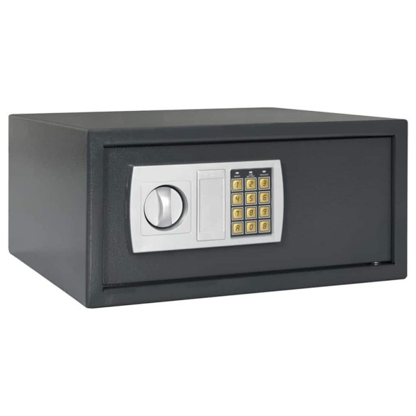 Digital Safe Dark Grey 42 x 37 x 20 cm Steel