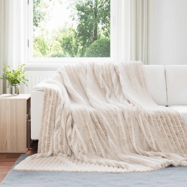Throw blankets 6 pcs Sand 270 x 240 cm Flyse