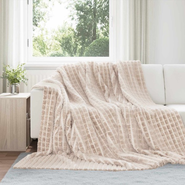 Throw blankets 6 pcs Sand 240 x 220 cm Flyse