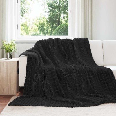 Throw blankets 6 pcs Black...