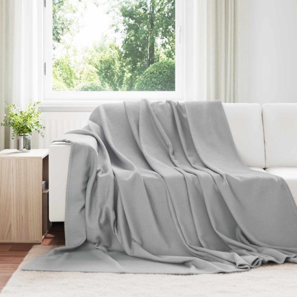 Throw blankets 6 pcs Gray 270 x 240 cm Flyse