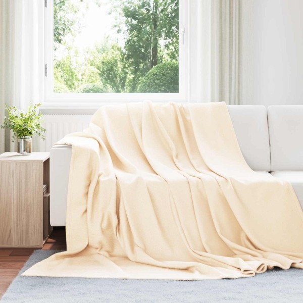 Throw blankets 6 pcs Creamy 270 x 240 cm Flyse