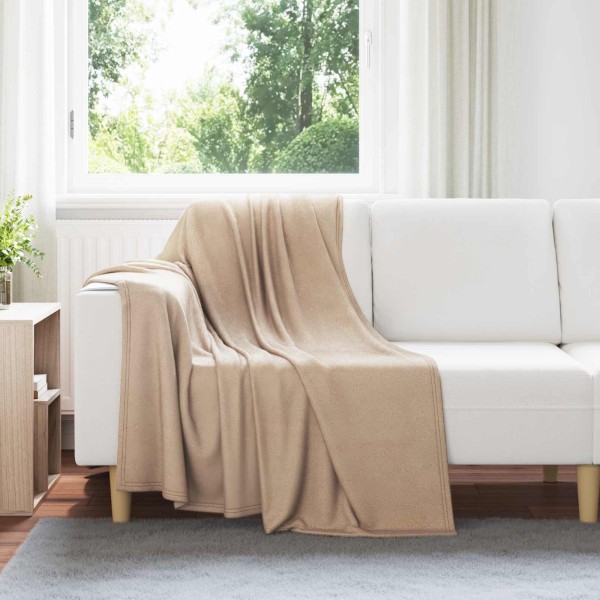 Throw blankets 24 pcs Camel 170 x 130 cm Flyse