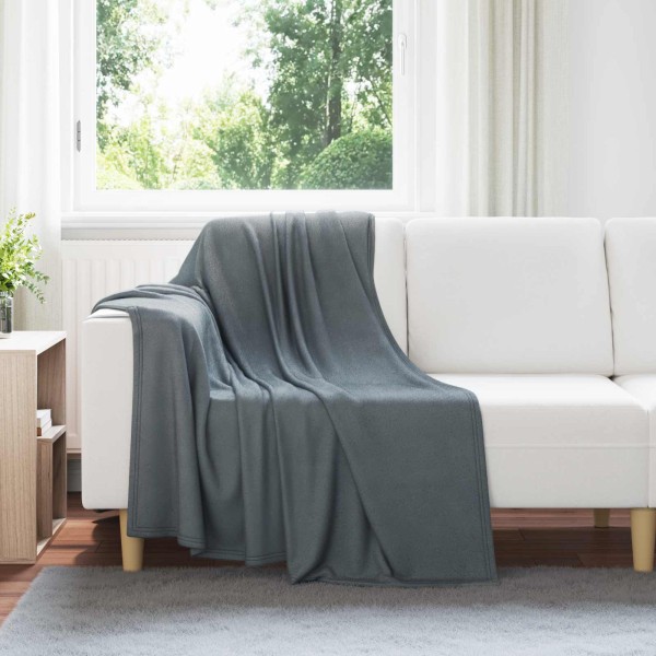 Throw blankets 24 pcs Dark gray 170 x 130 cm Flyse