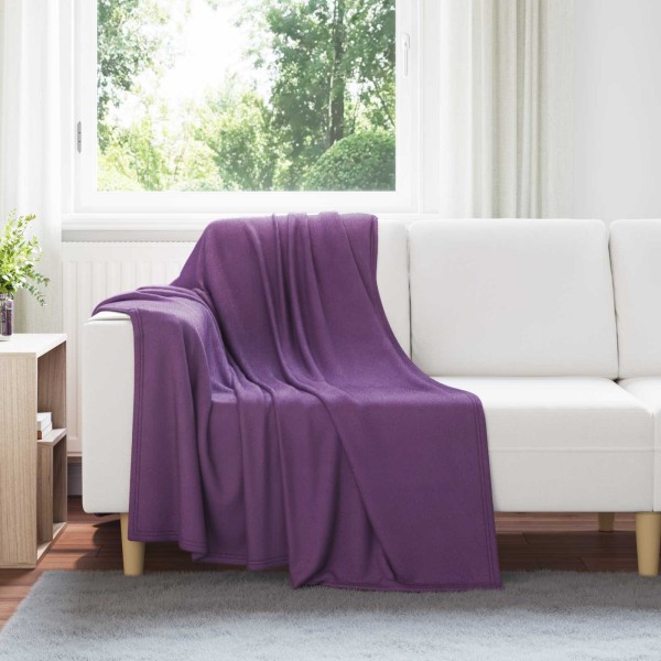 Throw blankets 24 pcs Violet 170 x 130 cm Flyse