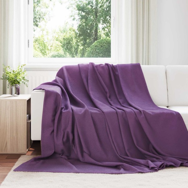 Throw blankets 24 pcs Violet 270 x 240 cm Flyse